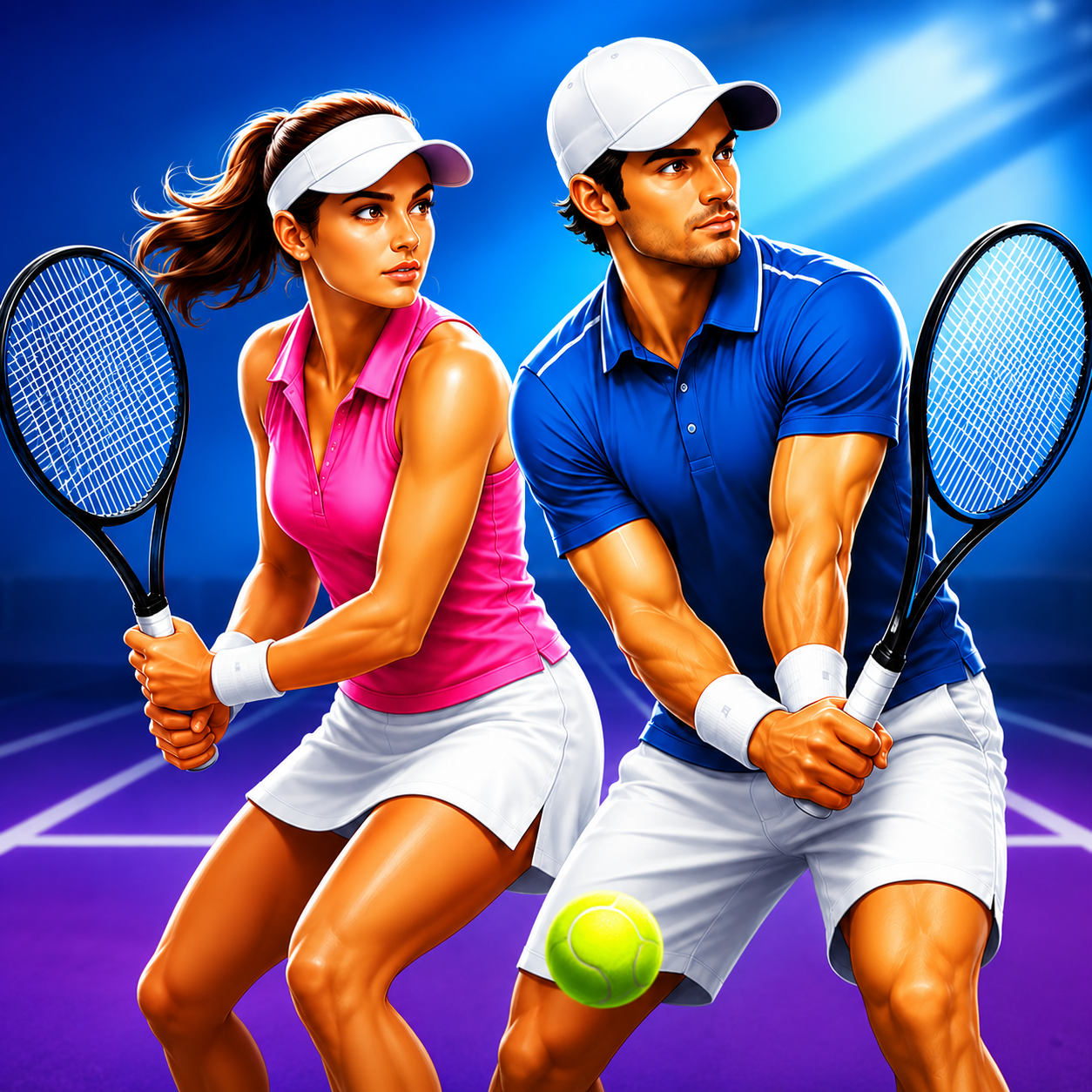 Tennisbrætspil Logo